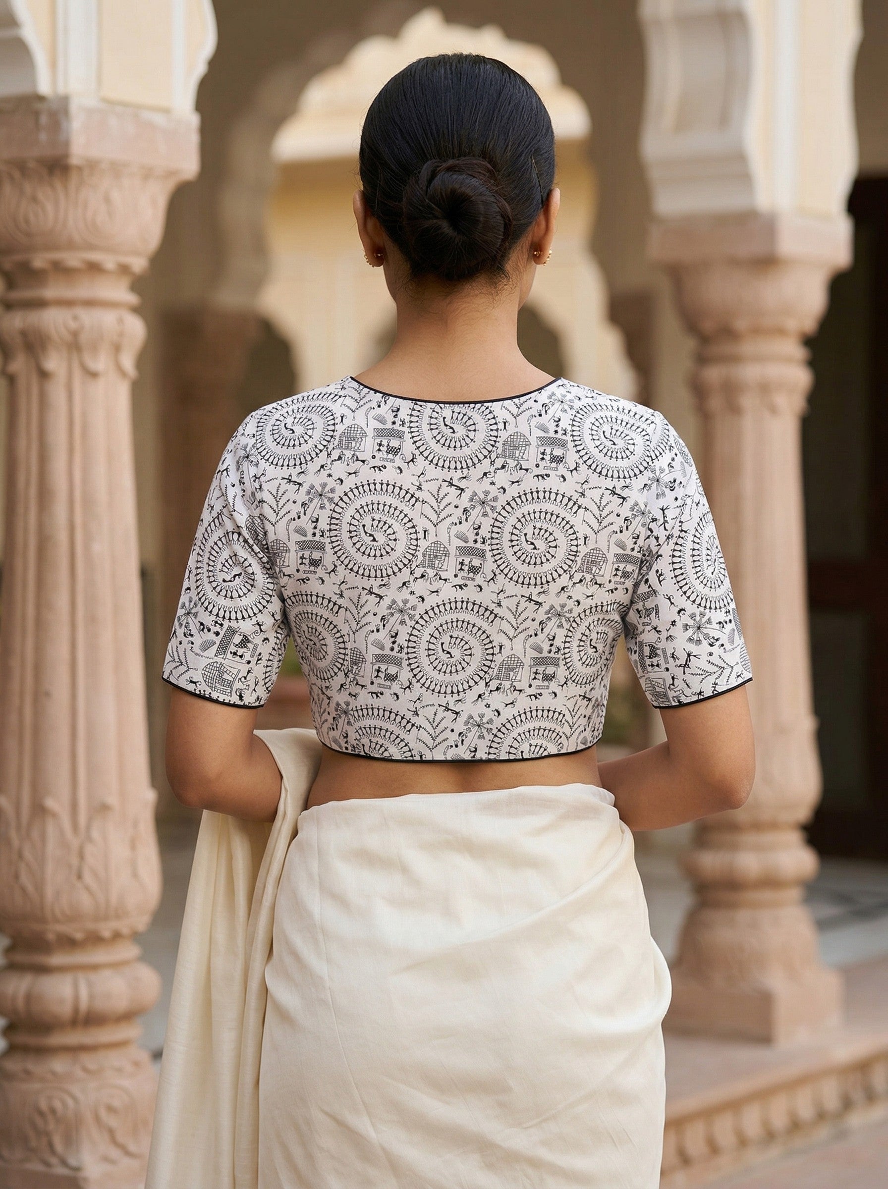 Madhubani Painting on Cotton: The Art of Mithila Comes to Blouses